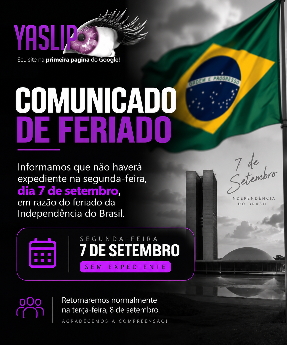 Imagem do popup